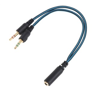 Cáp Chia Cổng 3.5mm Thành 2 Cổng Micro Tiện Dụng