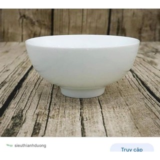 Set 10 Chén sứ trắng trơn ăn cơm