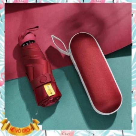 Dù Chống Nắng, Chống Tia UV Gấp Gọn🌂 FREESHIP🌂 Ô Gấp Gọn Mini Hình Viên Thuốc Nhỏ Gọn Tiện Dụng