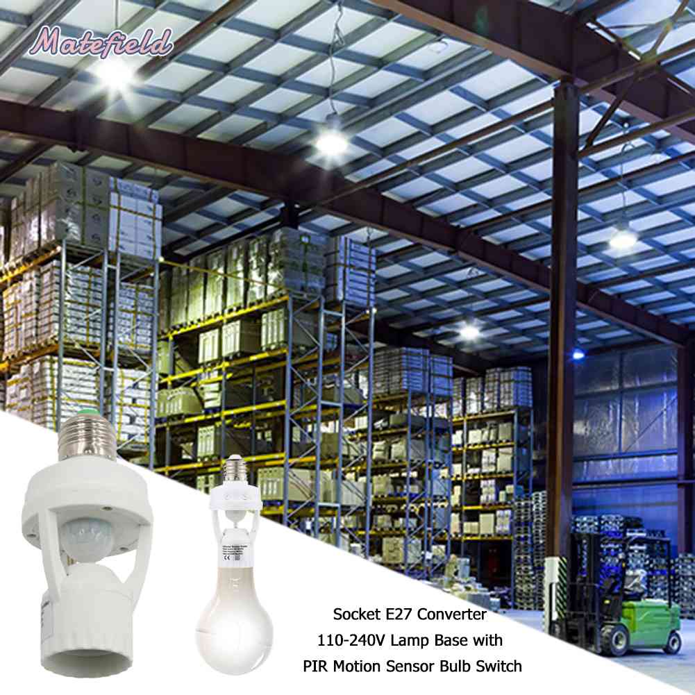 Đuôi Đèn Có Cảm Biến Chuyển Động E27 110-240V