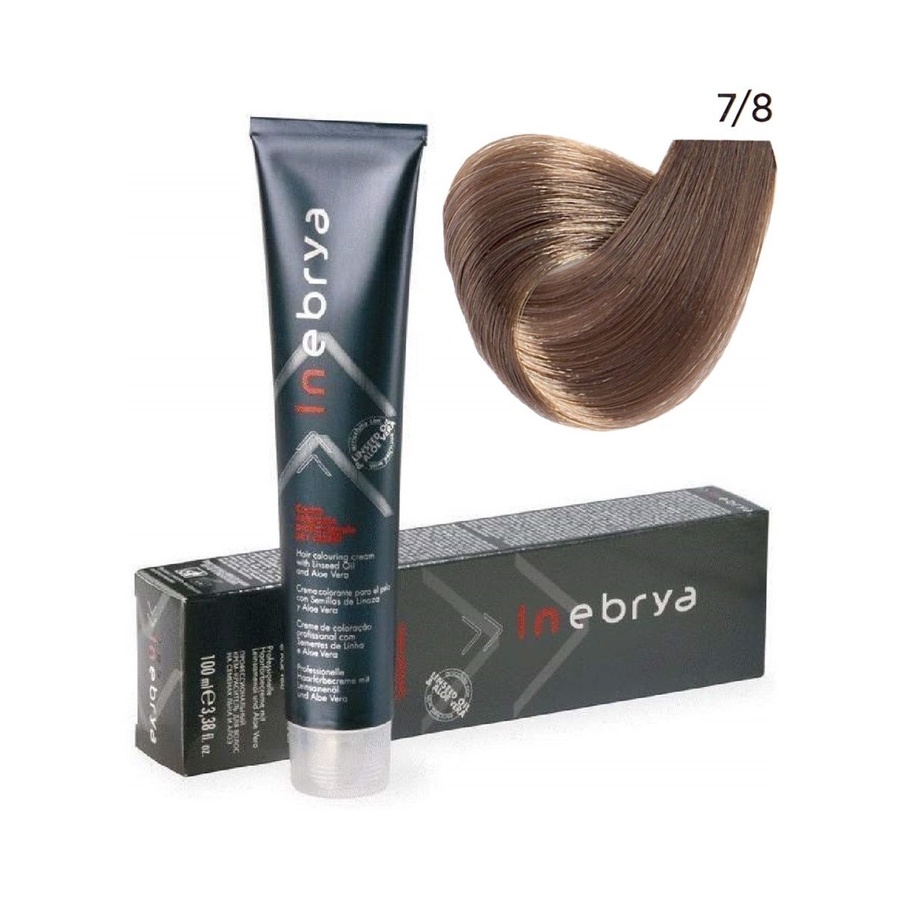 Màu nhuộm Inebrya Matte 100ml + Oxy 100ml + Chén cọ nhuộm I Made In Italia