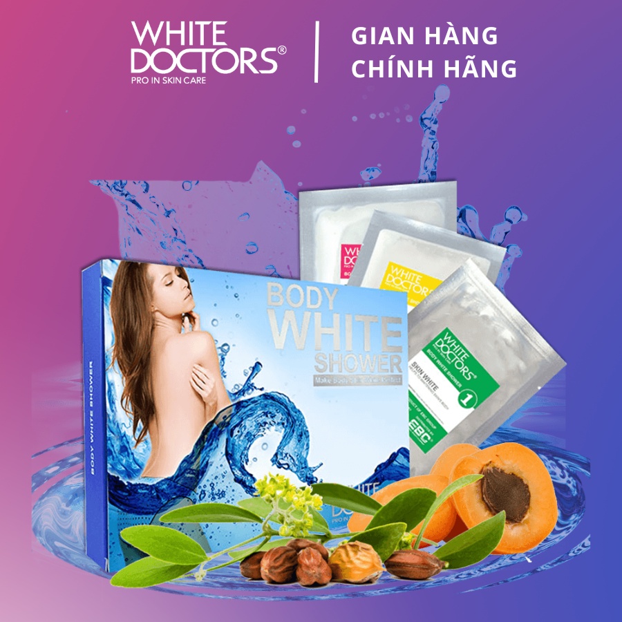 Tắm trắng toàn thân White Doctors Body White Shower loại bỏ da chết