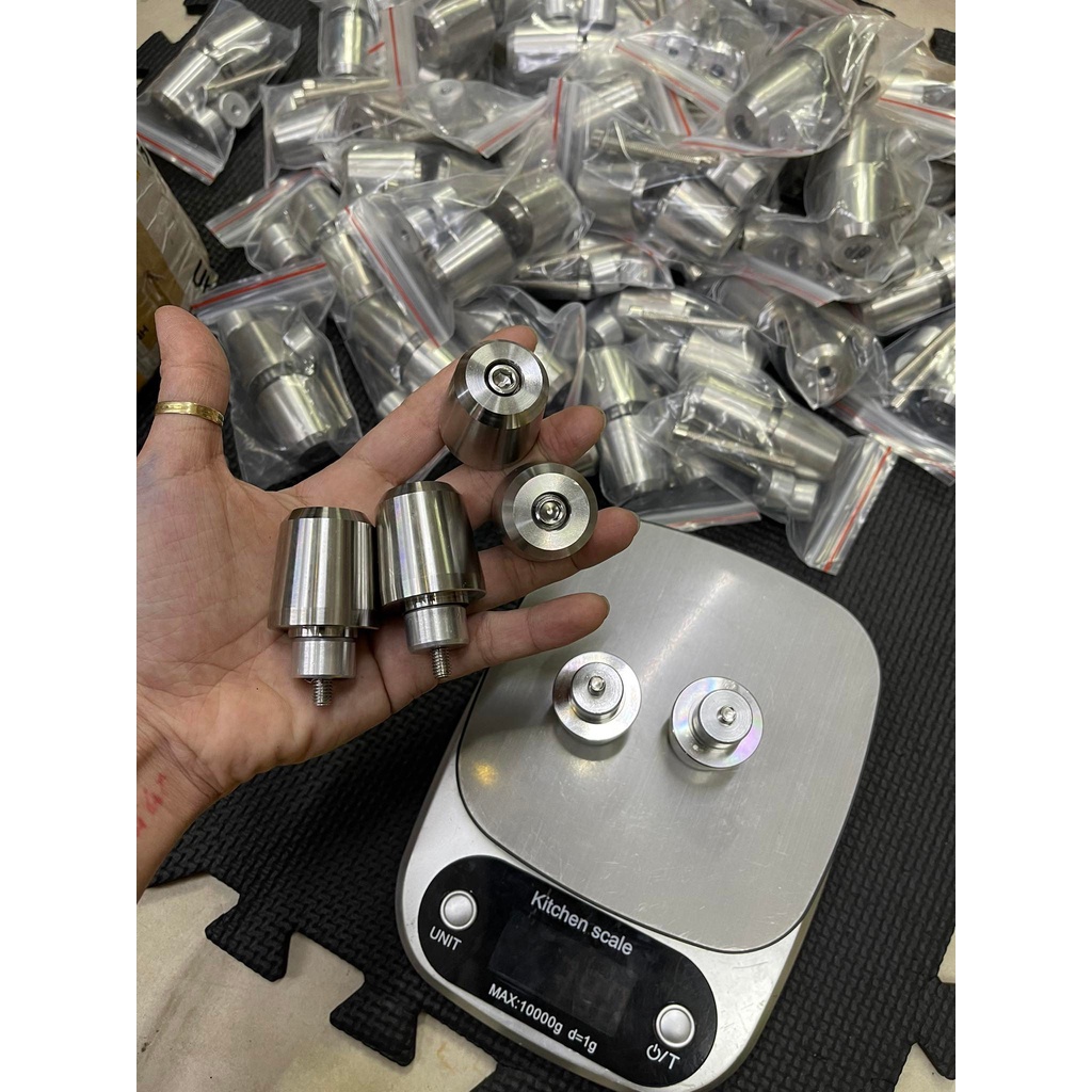 Gù SH inox 304 bao gồm ốc + ắc nhôm gắn nhiều dòng xe
