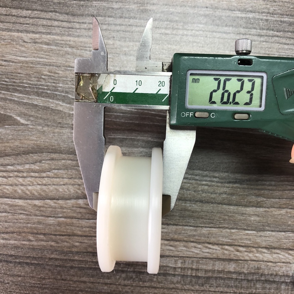 Bánh xe con lăn phi 60-rãnh vuông