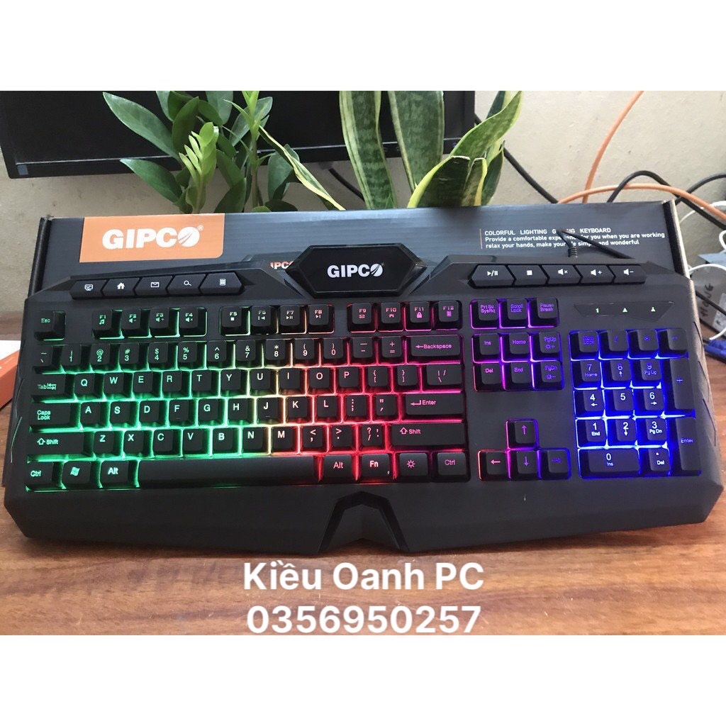 Bàn Phím Giả Cơ Meetion K9320, Gipco K9800 - Bảo hành 12 tháng