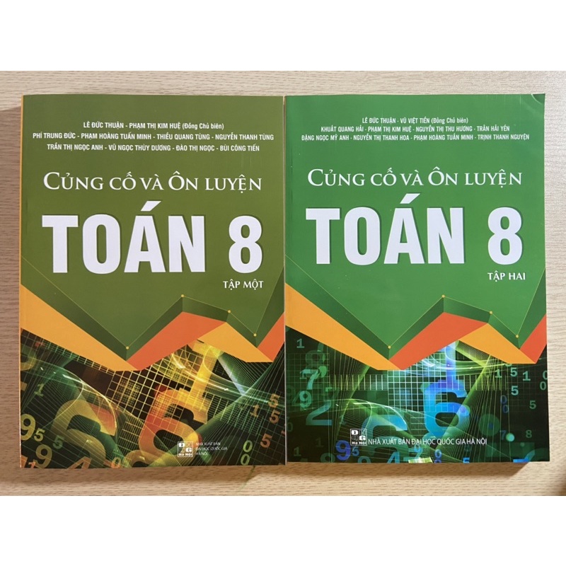 Sách - Củng cố và ôn luyện toán 8 ( tập 1 + tập 2)
