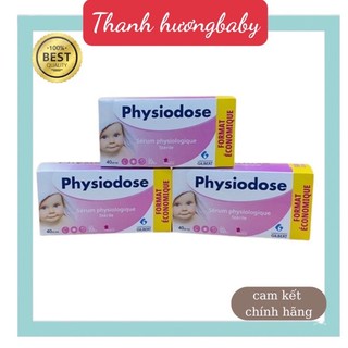 Nước muối Pháp Physiodose 40 tép