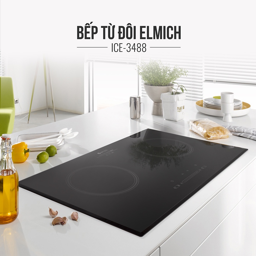 Bếp từ đôi Elmich ICE-3488