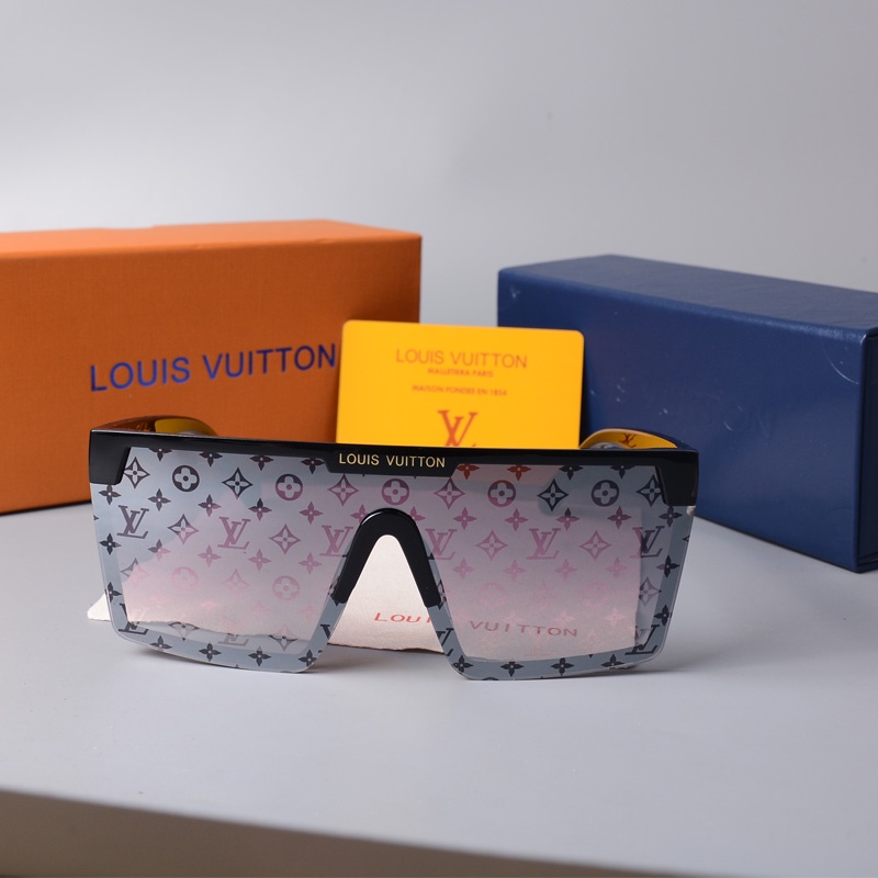 Kính Mát Thể Thao Chống Tia UV400 Hình Vuông Louis Vuitton Cổ Điển Cho Nam Nữ