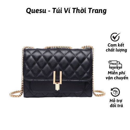 Túi Xách Nữ Đeo Chéo Đeo Vai Da Khóa Xoay Hàng Cao Cấp Loại 1 Phong Cách Hàn Quốc Đi Chơi Dự Tiệc