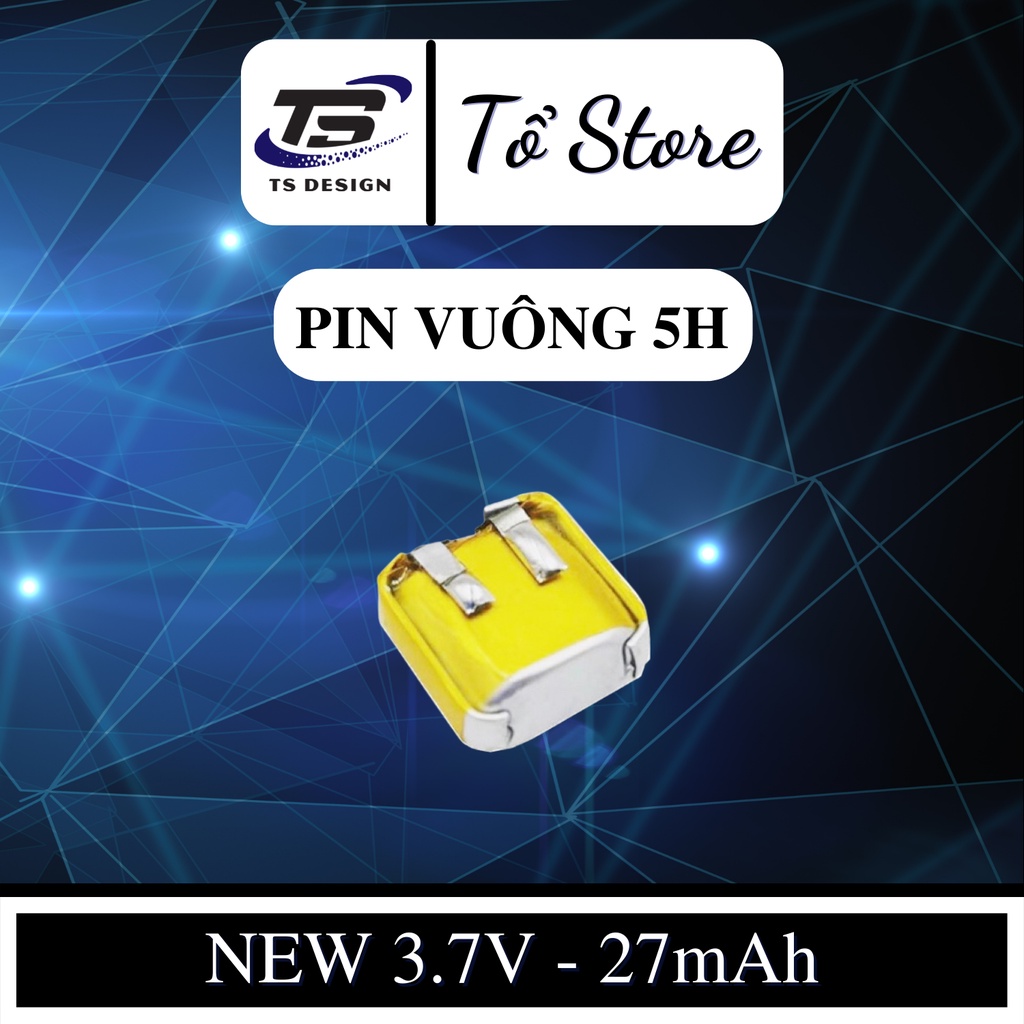 Pin Li-Po 3.7V 27mAh (Li Po) cho tai nghe