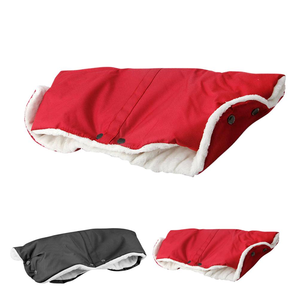 Vỏ Bọc Tay Cầm Xe Đẩy Em Bé Bằng Vải Bông Dày Dặn Giữ Ấm Chống Gió / Đó