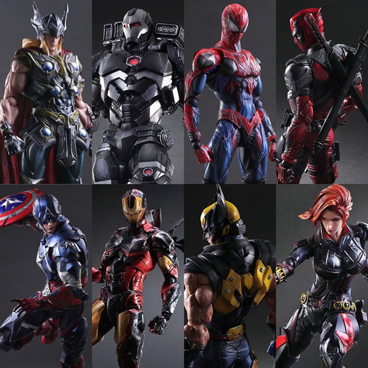 Mô Hình Nhân Vật Venom / Người Sắt / Captain America Thế Hệ 2 HEG5