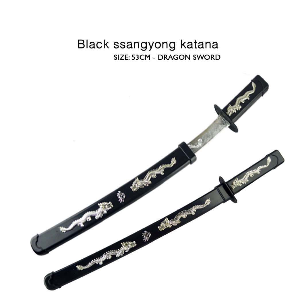 Kiếm Katana, dragon nhựa phụ kiện hóa trang, halloween weapon