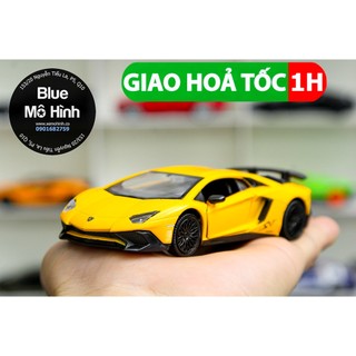 Blue mô hình | Mô hình xe Aventador SV Lambo 1:36