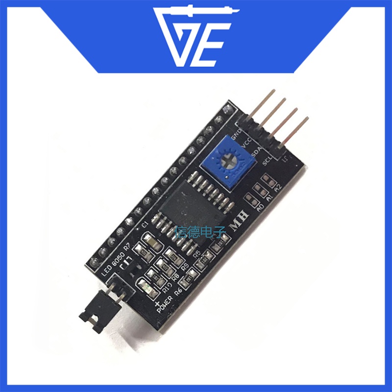 IIC / I2C / interface Bo mạch bộ điều hợp LCD1602 để gửi thư viện chức năng Phiên bản bộ điều hợp LCD2004 Phần mở rộng P
