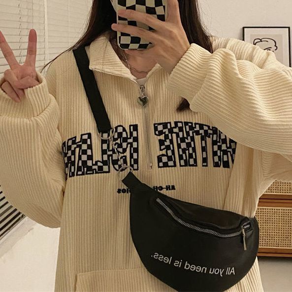 Áo Hoodie Dáng Rộng Thời Trang Retro Hàn Quốc Cho Nữ