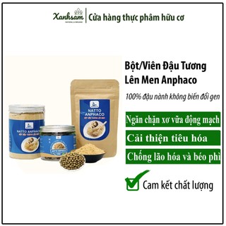 Bột/Viên Đậu Tương Lên Men Natto Anphaco - Xanhsam Organic