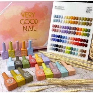 SET SƠN GEL VERYGOODNAIL 60 MÀU, SƠN CHÍNH HÃNG HÀN QUỐC ( TẶNG KÈM BASE, TOP, VÀ 2 BẢNG MÀU)