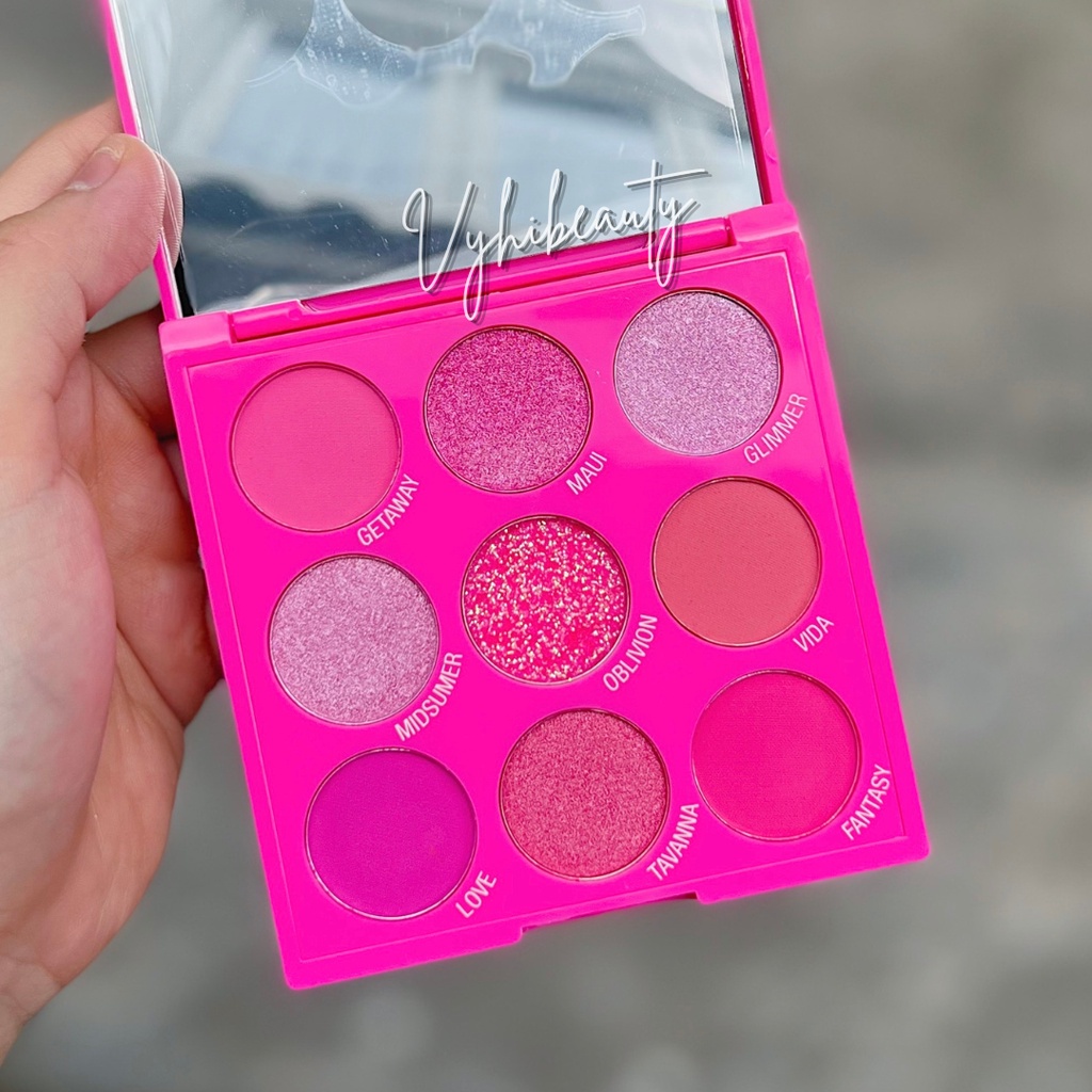 Bảng phấn mắt City Color 9 ô kèm gương xinh