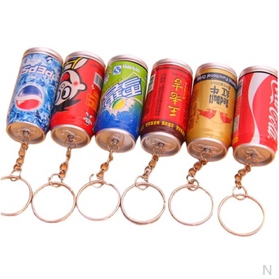 Móc Khóa Bút Bi Viết Tạo Hình Lon Nước Độc Đáo - Bút Bi Nước Văn Phòng Mực Đen