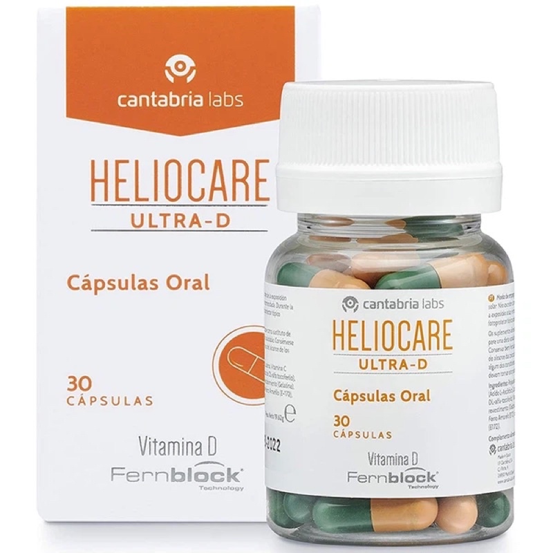 Viên uống chống nắng Heliocare Ultra D - D Plus - Oral - Viên uống trắng da Heliocare Pure White Max240