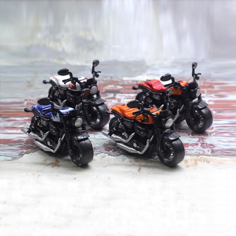Mô Hình Xe Mô Tô Mini Bằng Kim Loại Với Tỷ Lệ 1 / 36 Độc Đáo Cho Bé