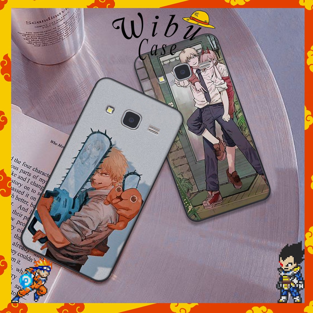 Ốp điện thoại Samsung J5 / J7 2015 in bộ hình Chainsaw man siêu hot, siêu ngầu. Ốp Manga, Anime giá rẻ
