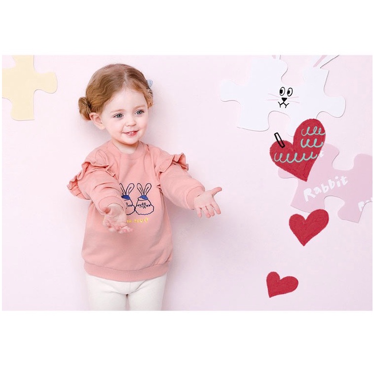 Bộ nỉ da cá hình thỏ cho bé gái BMI024