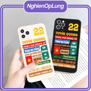 Ốp iphone ốp lưng iphone viền vuông Tỉnh thành Tuyên Quang 22 độc đáo dành cho ip6 đến ip14promax- li122