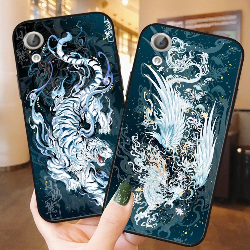 Ốp lưng điện thoại huawei y6ii hổ , rồng , phượng hoàng ốp lưng giá rẻ