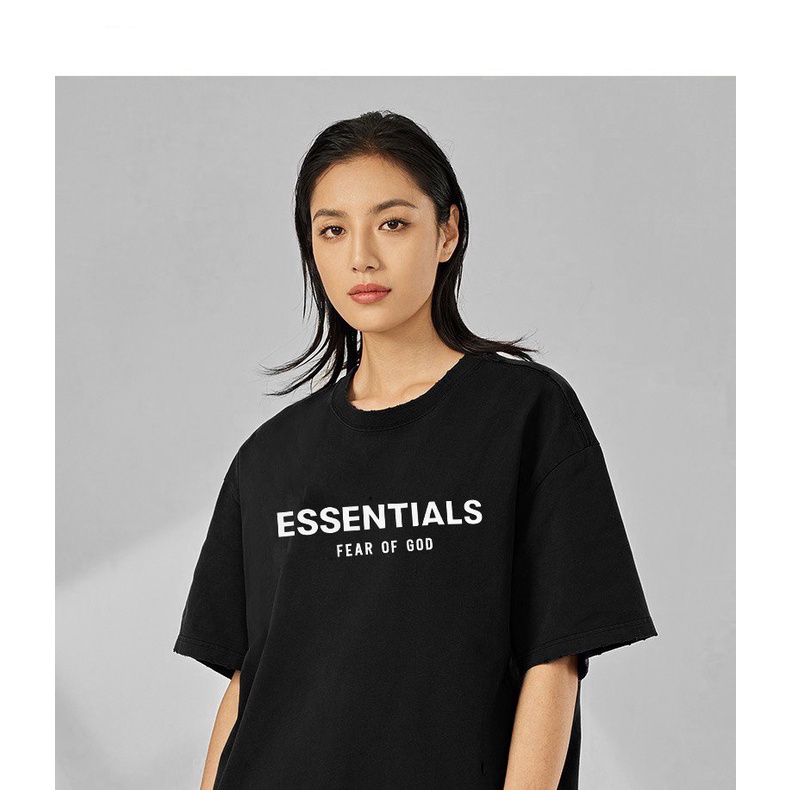 Áo thun thời trang tay lỡ unisex, chất cotton 2 chiều dày dặn, form oversize ES3