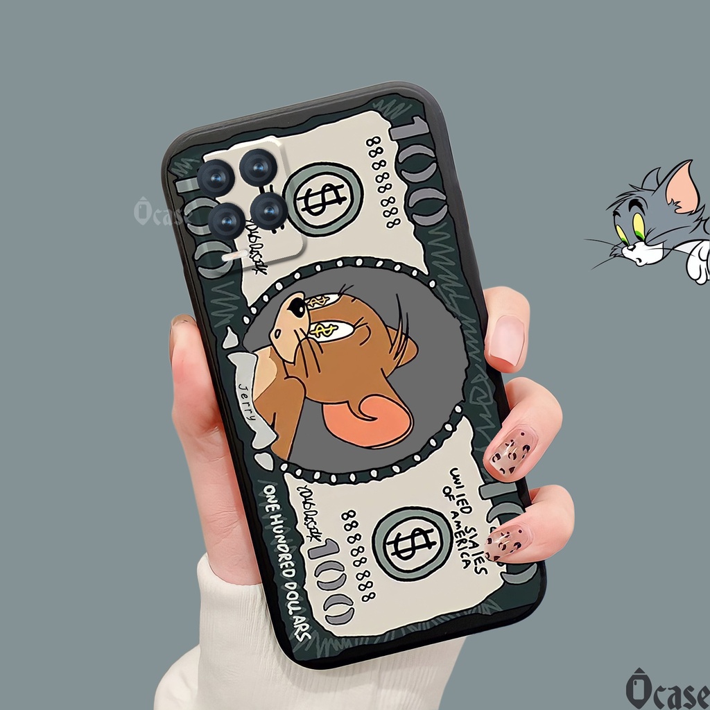 Ốp lưng Realme 8 / Realme 8 Pro in hình Mèo và Chuột cạnh viền vuông có bảo vệ camera