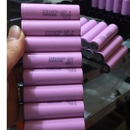 Pin 18650 samsung dung lượng 2000-2600mah tháo khối dòng xả cao