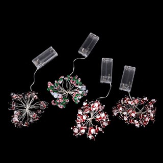 1 / 2m dây đèn led 20 bóng hình ông già noel / người tuyết trang trí giáng sinh