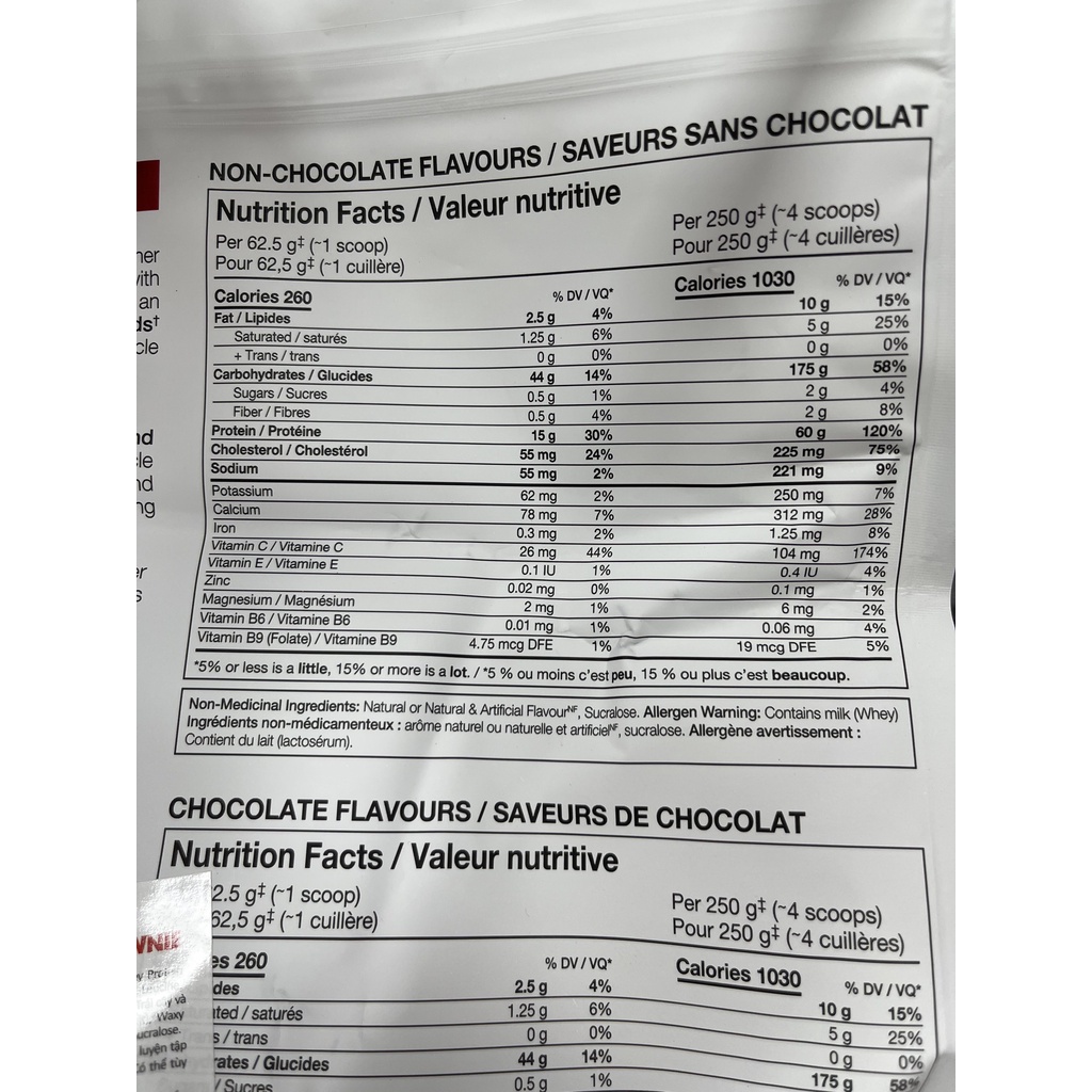 Sữa Tăng Cân, Bổ Sung Dinh Dưỡng, Hỗ Trợ Tăng Cân Cho Người Gầy HULK Clean Mass Gainer - 10 Lbs