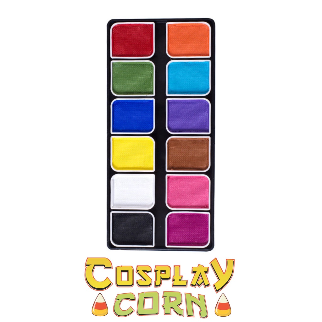 Bảng Face & body panting - Vật phẩm màu hóa trang cosplay màu vẽ mặt màu vẽ cơ thể body hóa trang Corn.cosplay.shop