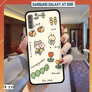 Ốp lưng nhám cho điện thoại Samsung Galaxy A7 2018