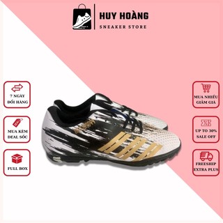 Giày Đá Bóng 3 Sọc Propulsion - Giày Đá Bóng Sân Cỏ Nhân Tạo Propulsion Đế Khâu Cao Su Đúc Màu Đồng Jax.Sneaker