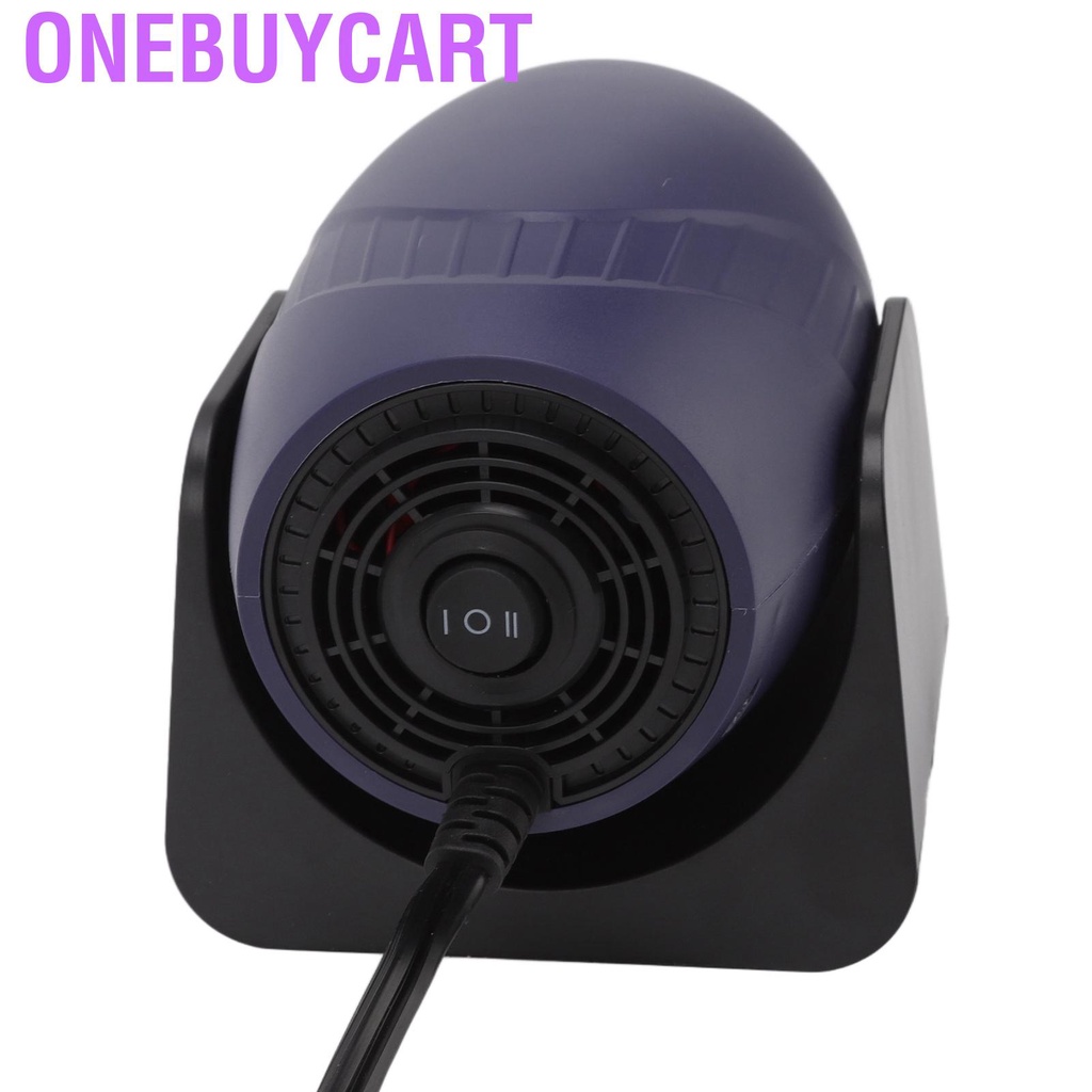 Onebuycart 140W Car Heater Front Windshield Defogging Cold Warm Fast Heating Fan with 12V Power Cable