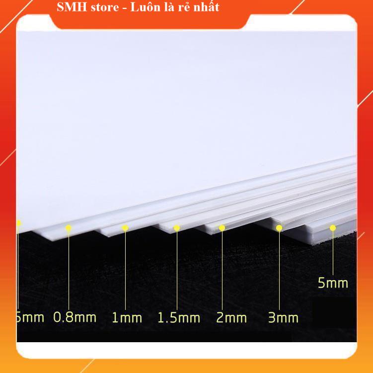Nhựa ABS " Plate Trắng " làm mô hình độ mod manwah