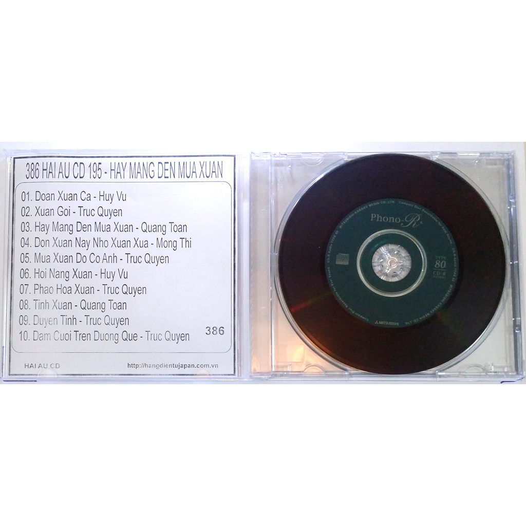 Combo4 gồm 4 Cd nhạc Xuân ( 297-412)