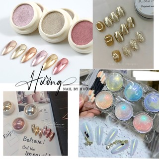 Tráng gương ánh ngọc trai, trang trí móng tay tiện lợi nail