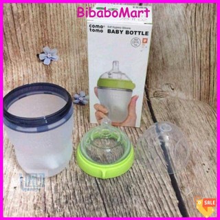 [Tách lẻ] Nắp, thân, cổ, núm ti bình sữa Comotomo Mỹ 150/250ml