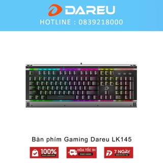 Bàn phím Gaming Dareu LK145 - Màu đen - Chống cháy, chống nước - Chính hãng Dareu - Bảo hành 24 tháng toàn quốc