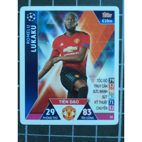 Thẻ cầu Thủ Bóng đá Topps