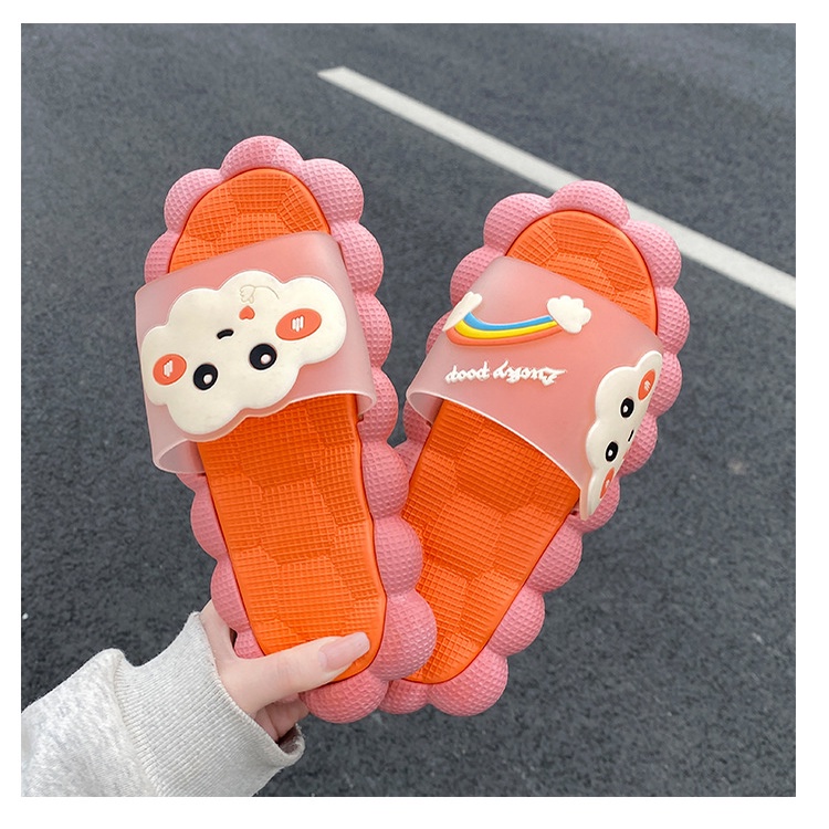 Dép Đi Trong Nhà Đế Dày Mùa Hè Mẫu Mới Phong Cách Đám Mây Stepping on Shit Cho Cặp Đôi Mang Trong Nhà Và Ngoài Trời