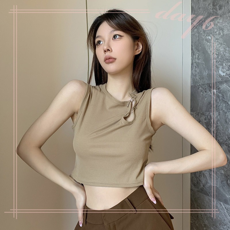 Áo Croptop Sát Nách Thiết Kế Hợp Thời Trang Cho Nữ