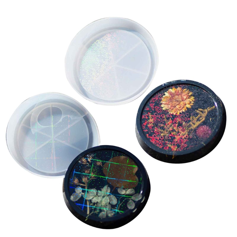 Khuôn Silicone Hình Tròn Dùng Làm Đế Lót Ly Cà Phê Diy