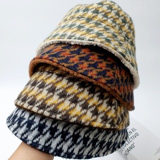 Nón kẻ sọc Modleaf Hound hat Hàn Quốc